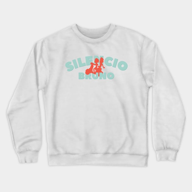 Silencio Bruno (Red) Crewneck Sweatshirt by splode